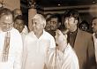 Vikash Verma with Hon Shri Lalo Prasad Yadav, Smt. Rabridevi, Late Shri Sunil Dutt, Shri Shyam Rajak.